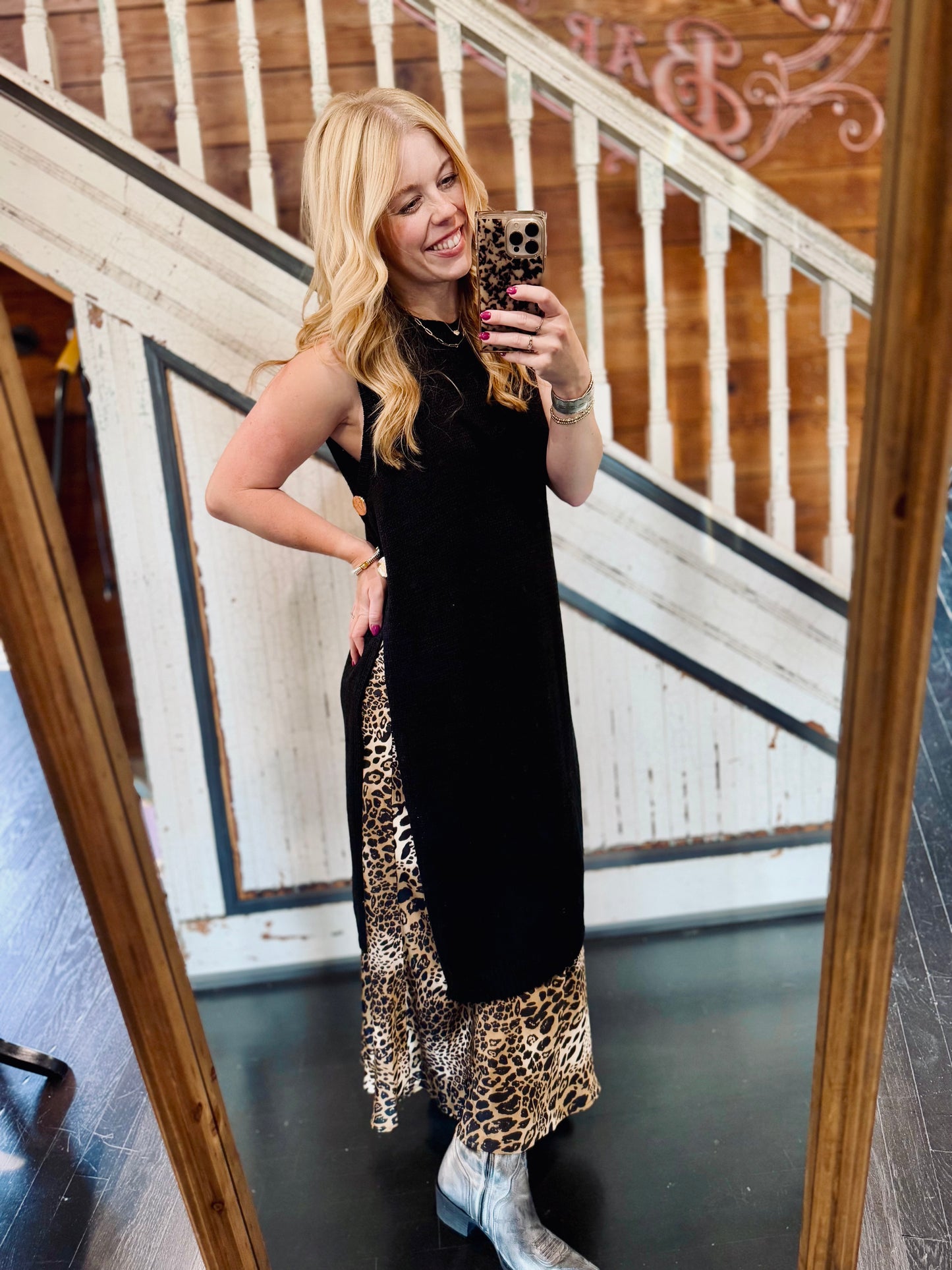 Wild at Heart Satin Skirt