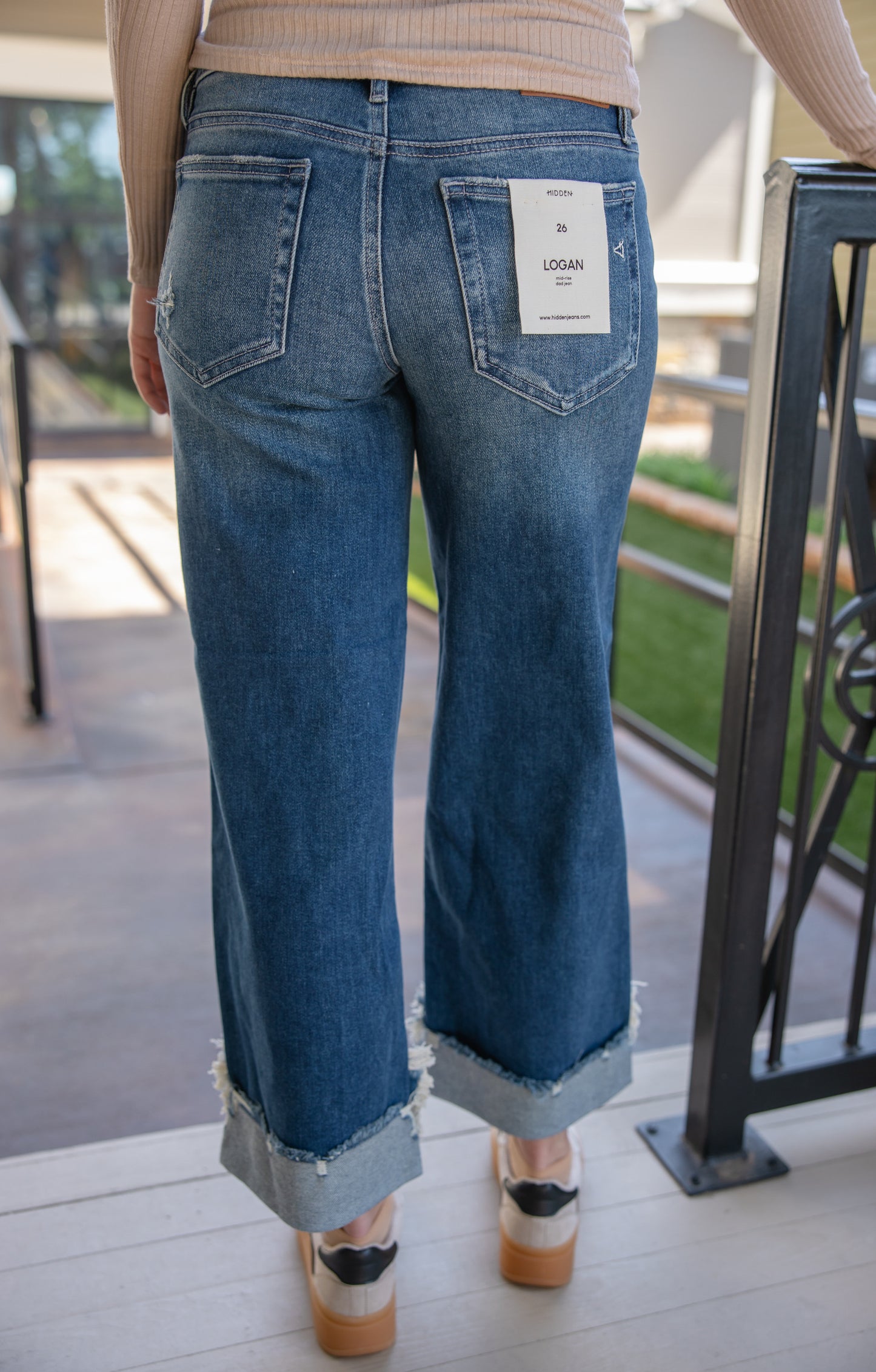Logan Stretchy Wide Leg Jean