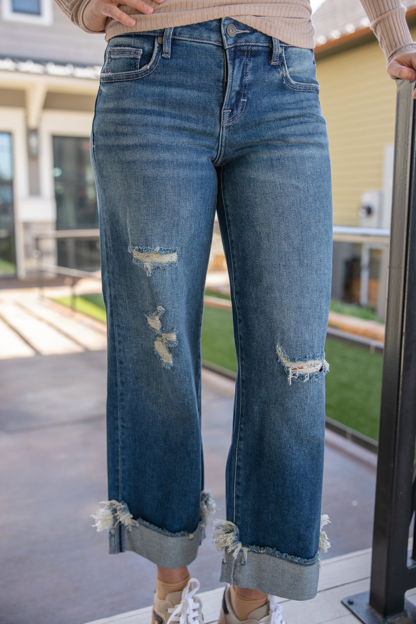 Logan Stretchy Wide Leg Jean