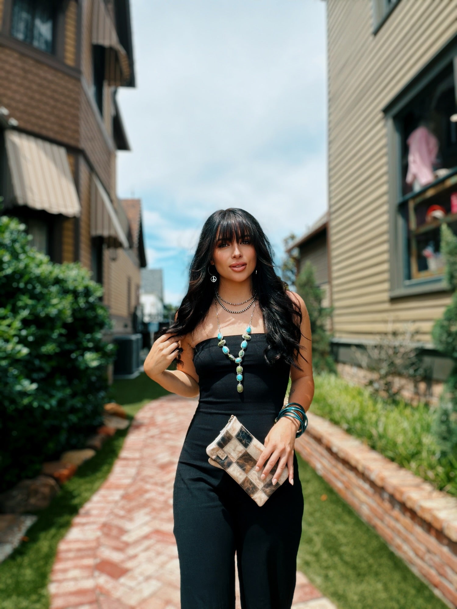 Midnight Charm Romper – Copper Rose Boutique