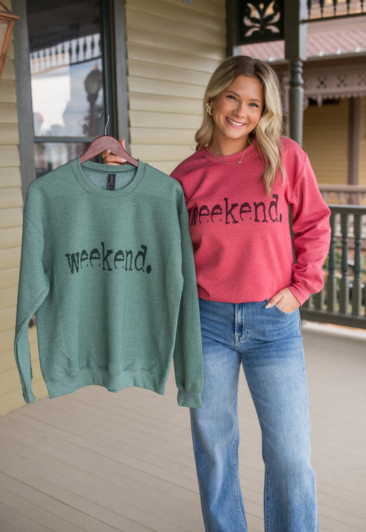 Weekend Graphic Sweatshirt