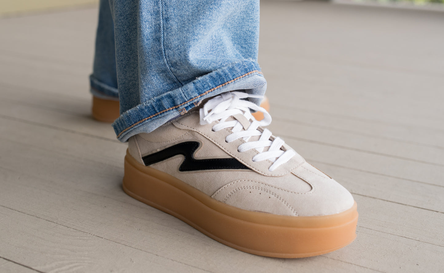 Mighty Sneaker in Taupe