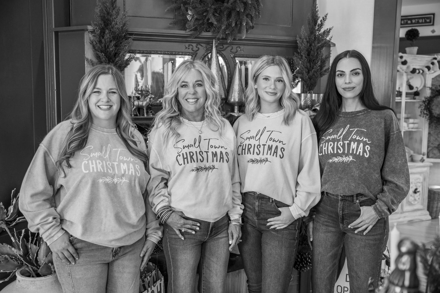 Small Town Christmas Vintage Pullover