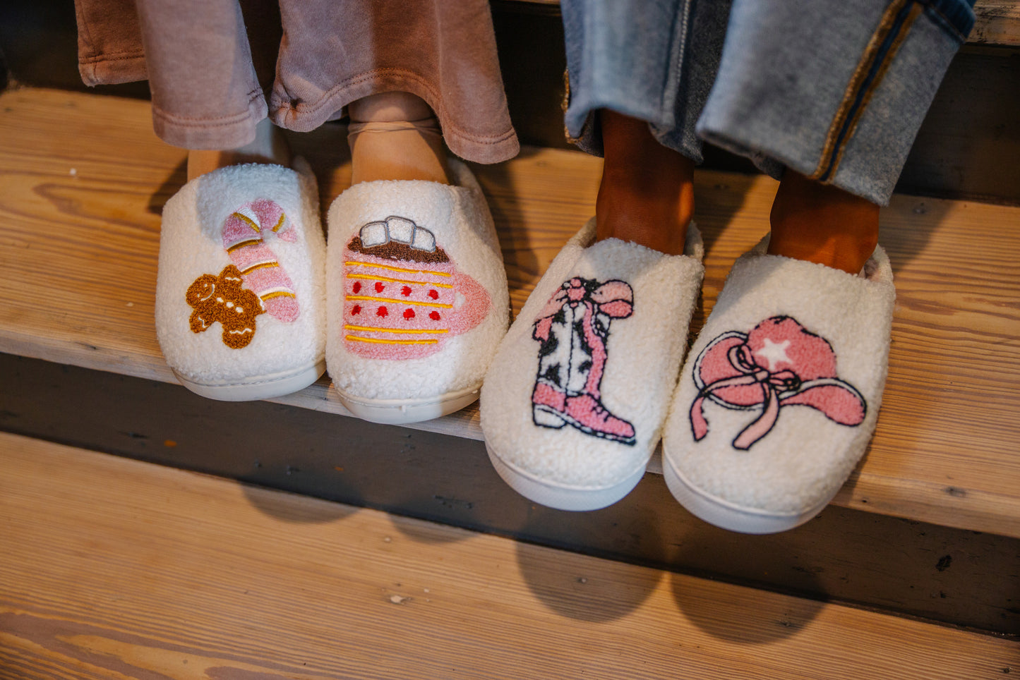 Western Boots and Hat Slippers