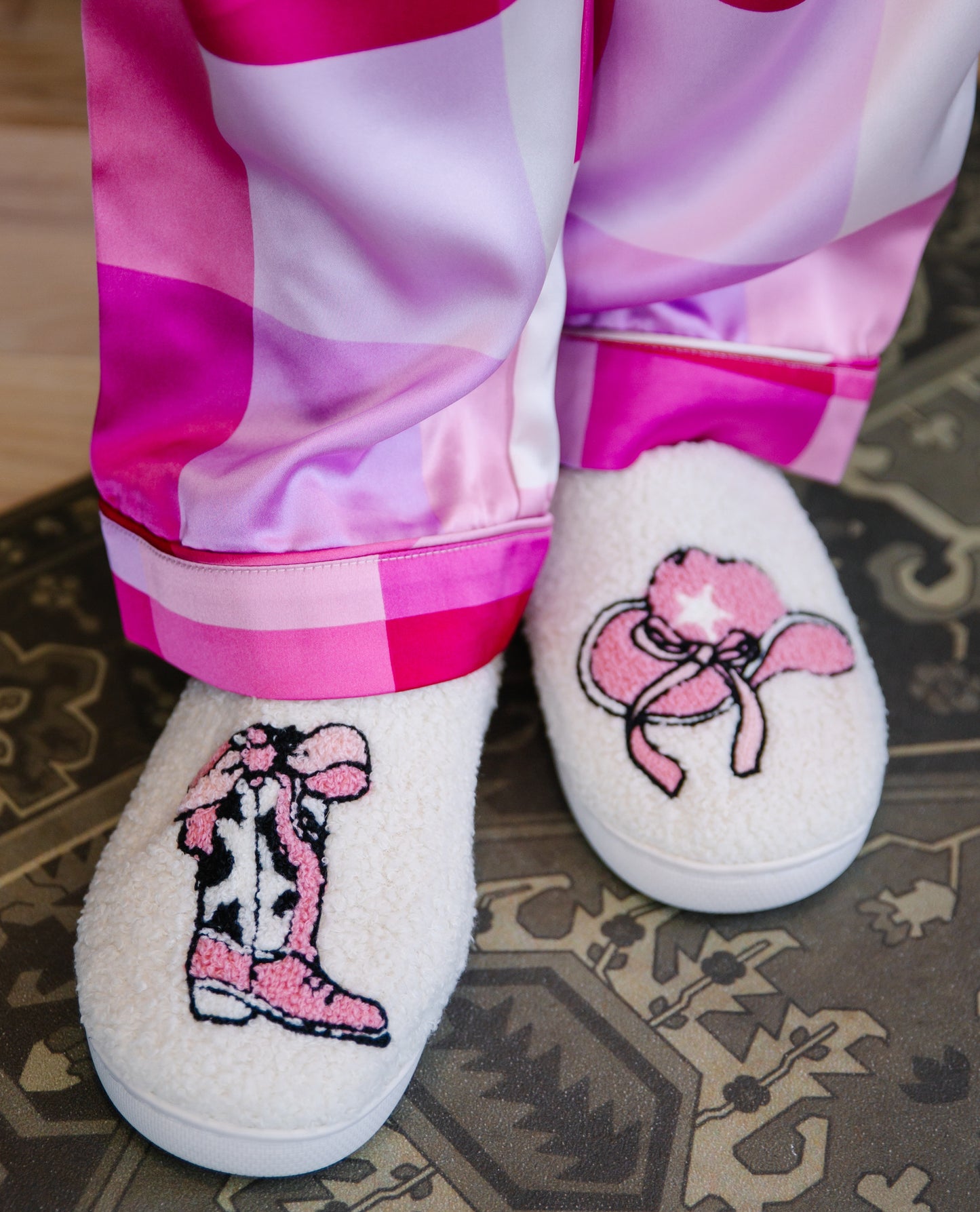 Western Boots and Hat Slippers