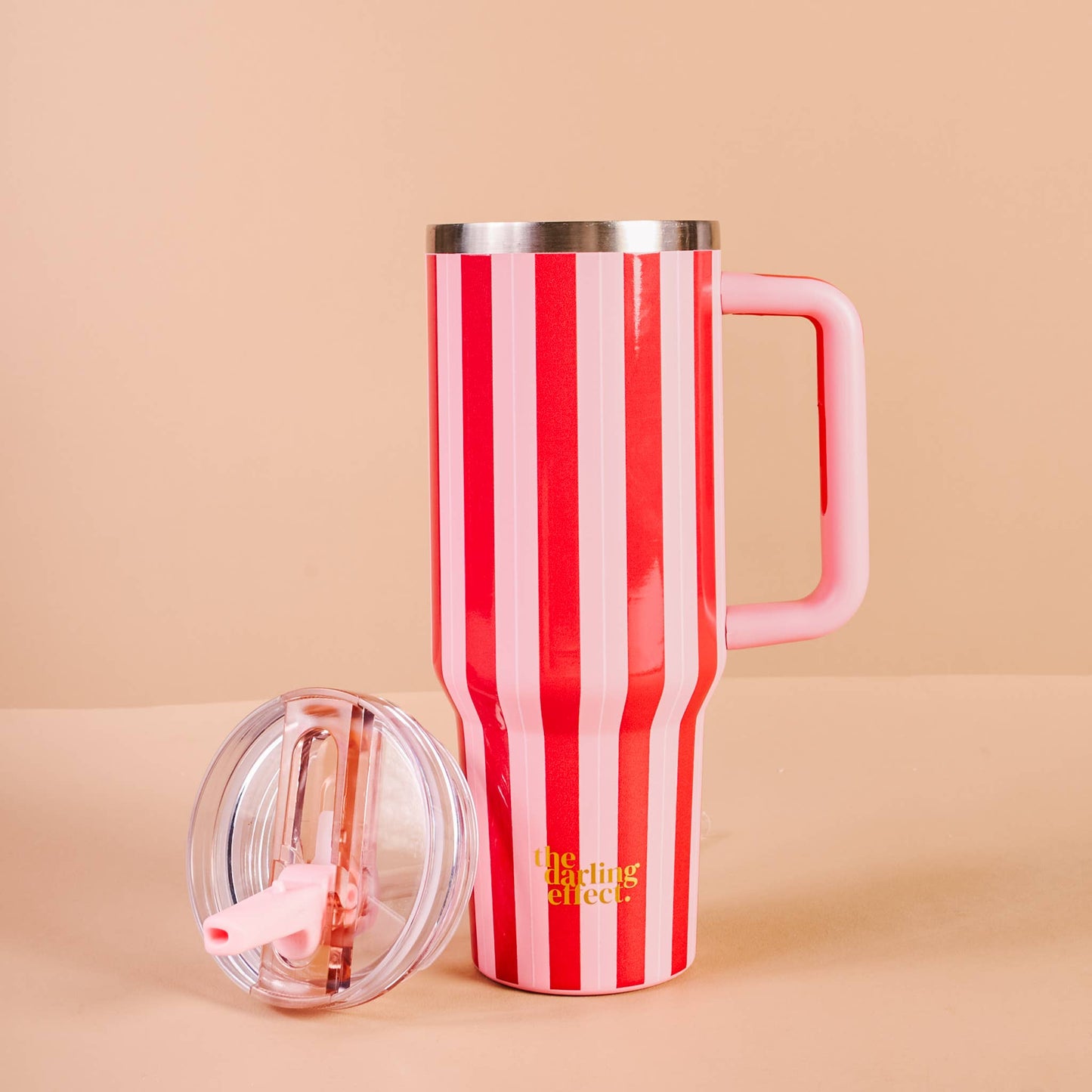 40 oz Flip Straw Tumbler Stripes