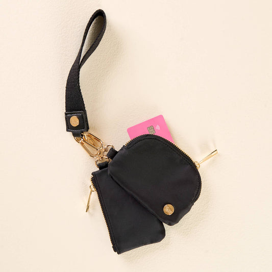 Dynamic Duo Wristlet-Black