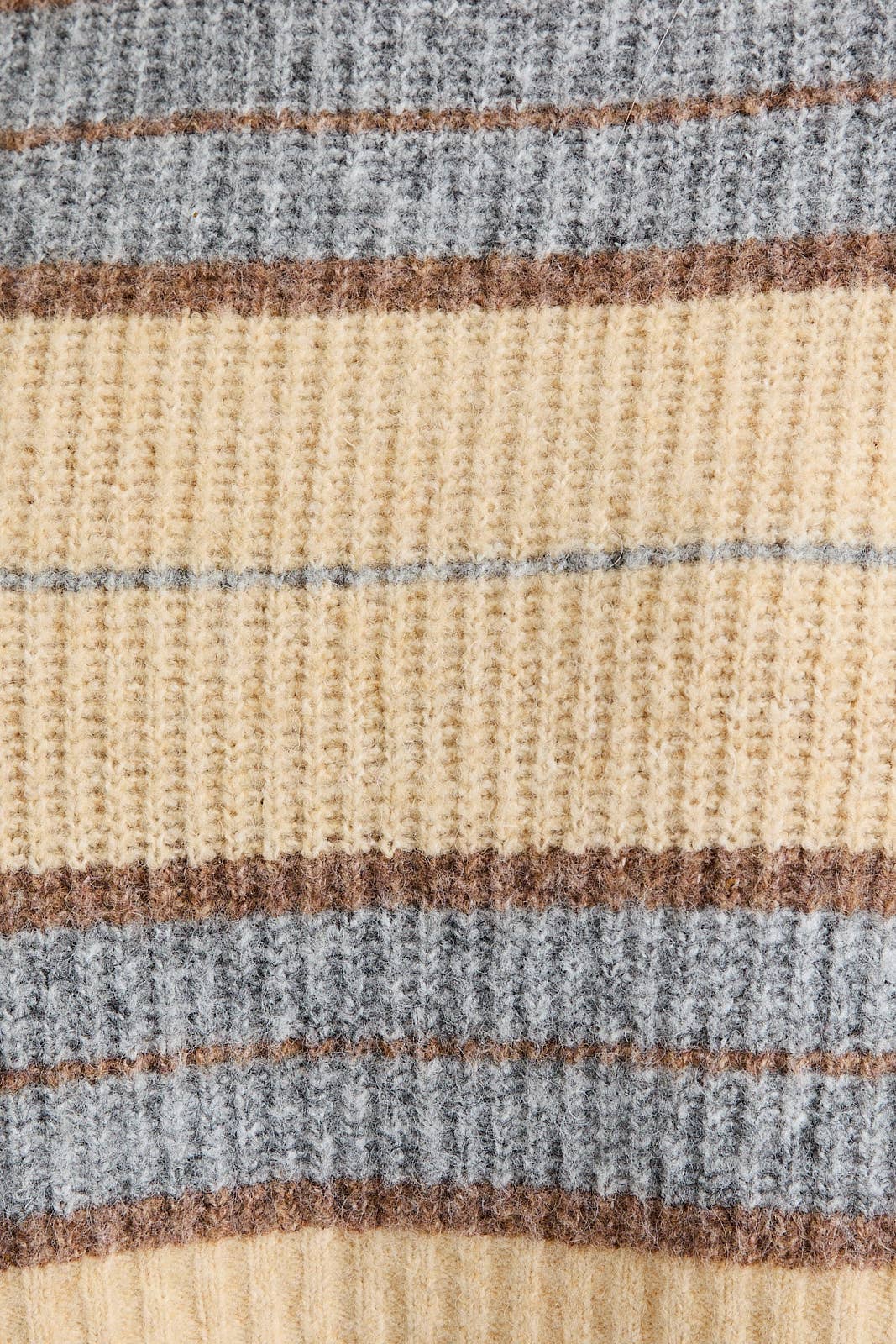 Oversize Crop Stripe Sweater