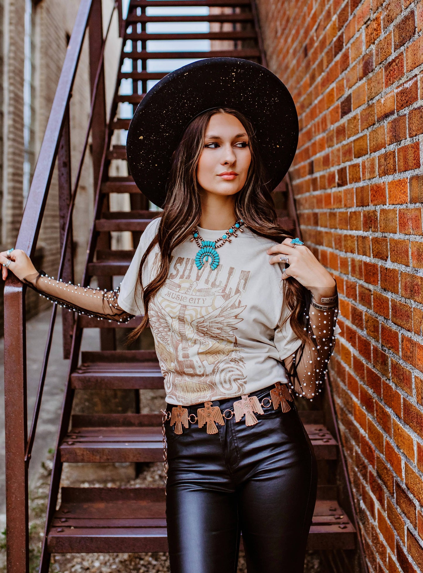 Nashville Country Western Graphic Tee