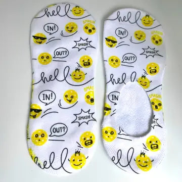 No-Show Pickleball Happy Socks