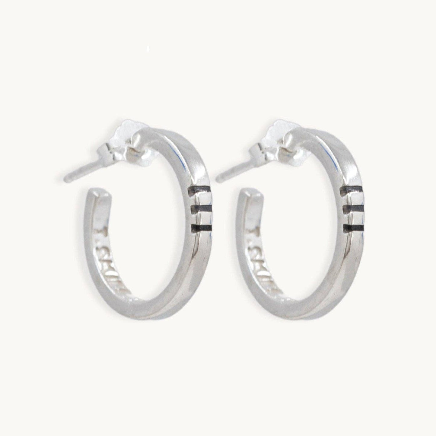 Silver Hoop Earrings