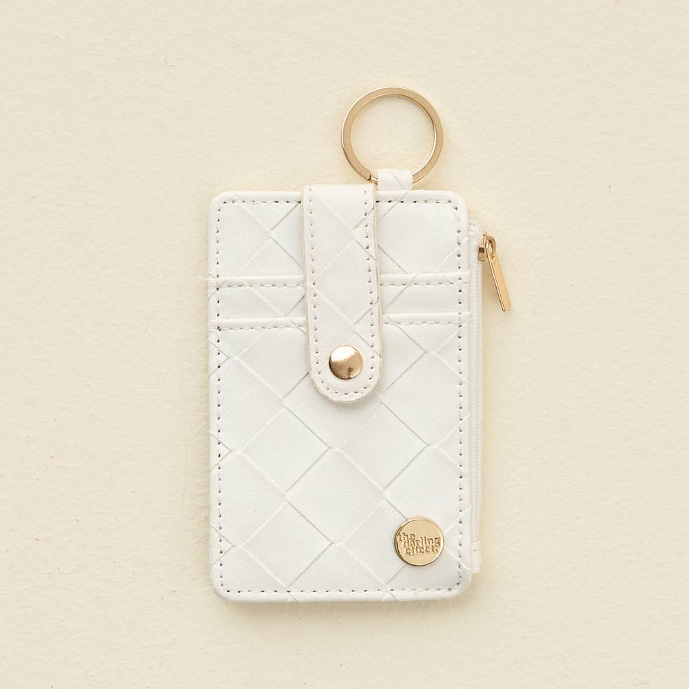Keychain Wallet-White