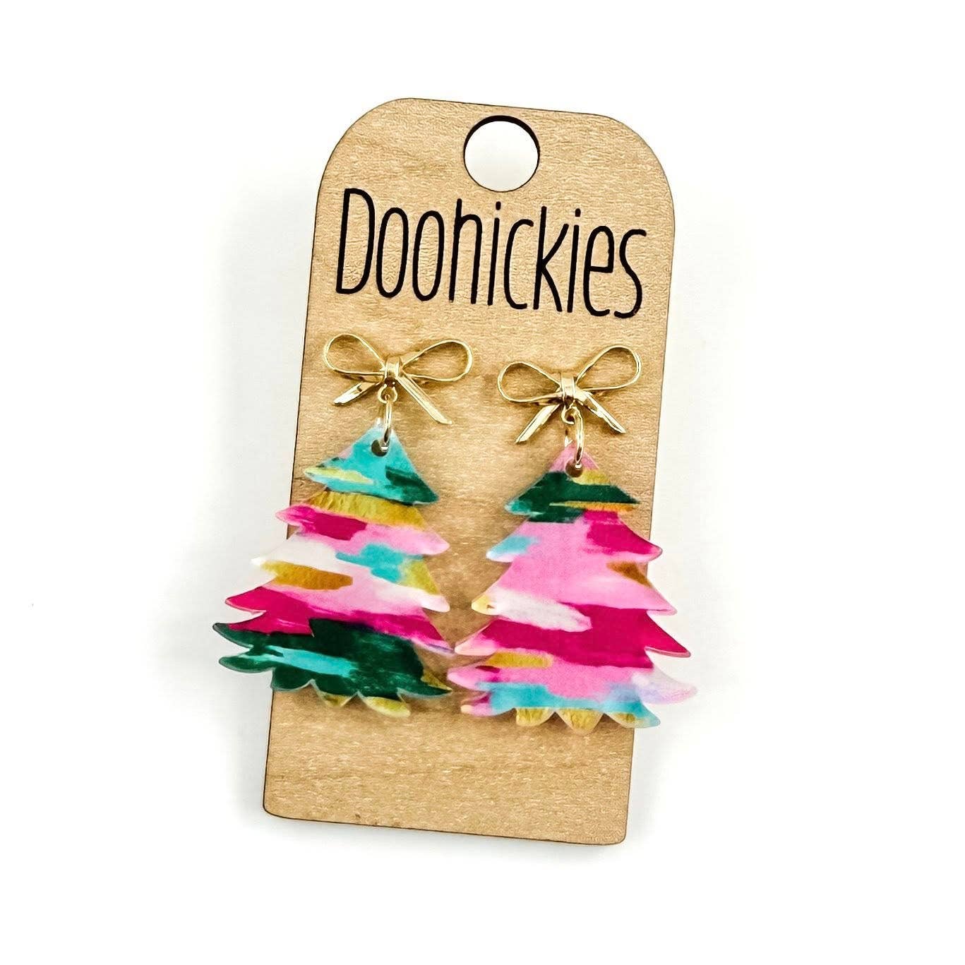 Bright Strokes Festive Earrings