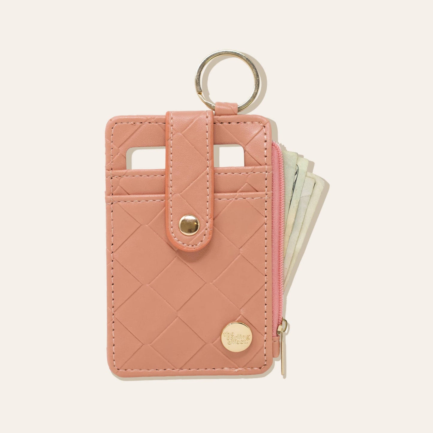 Keychain Wallet - Rose