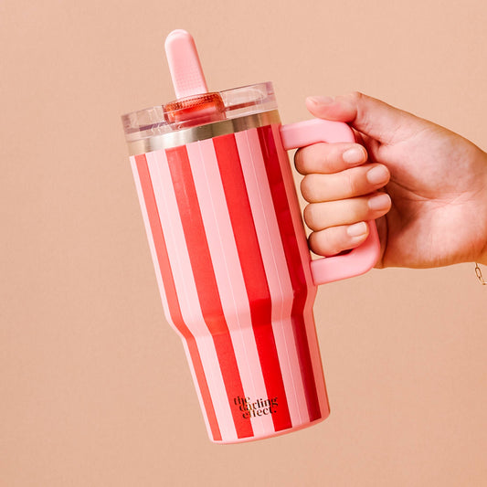 20oz Flip Straw Tumbler Stripes