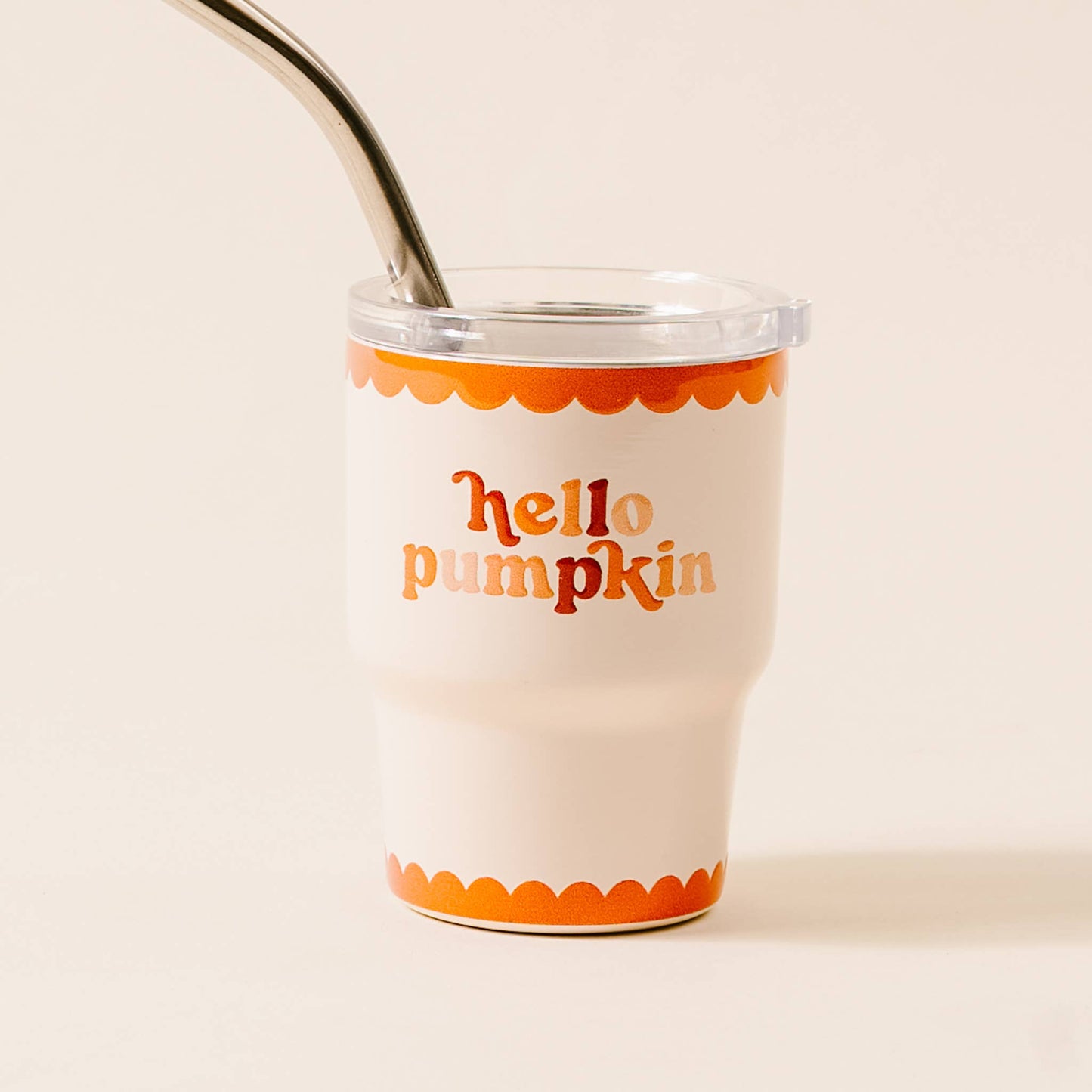 2 oz Tiny Tumbler-Hello Pumpkin