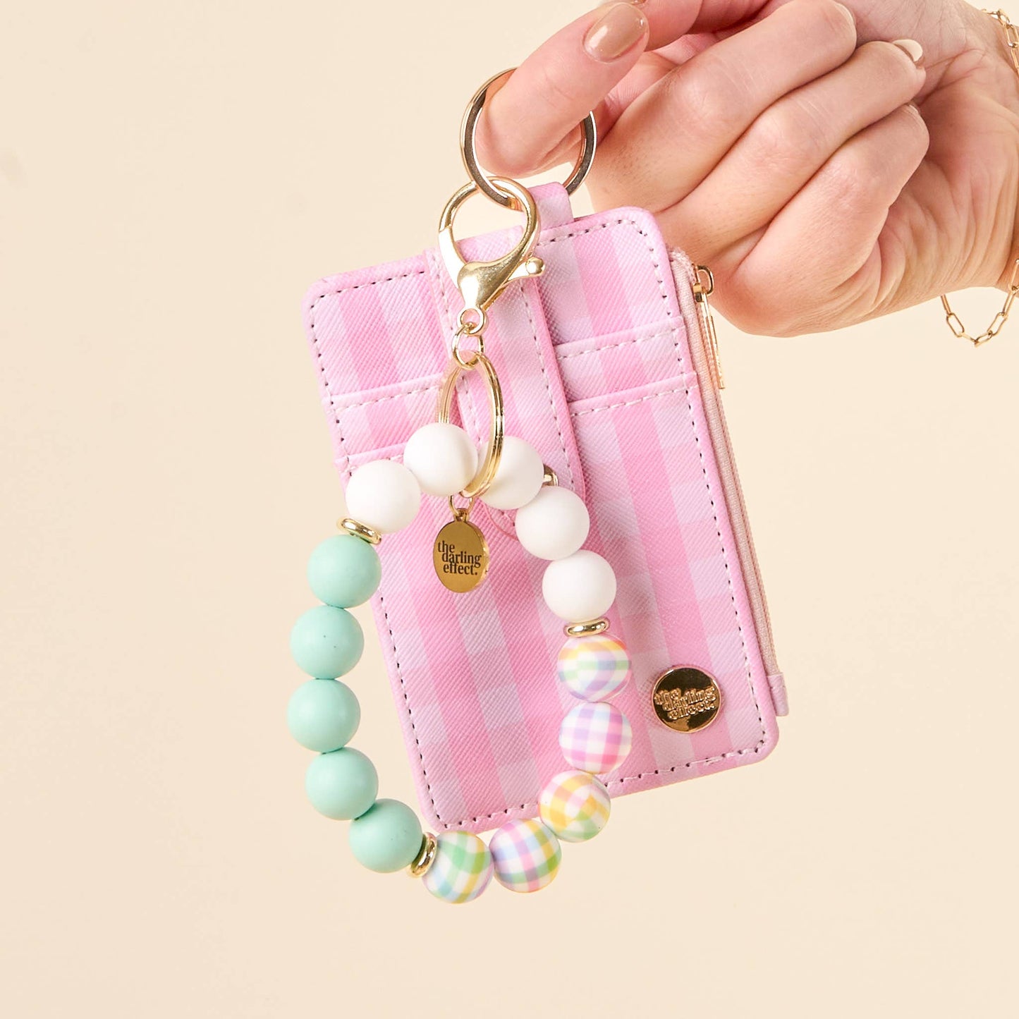 Hands-Free Keychain Wristlet-Spring Fling