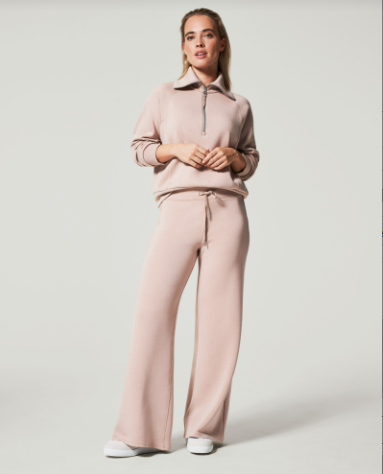 SPANX Air Essentials Wide Leg Pant Camel