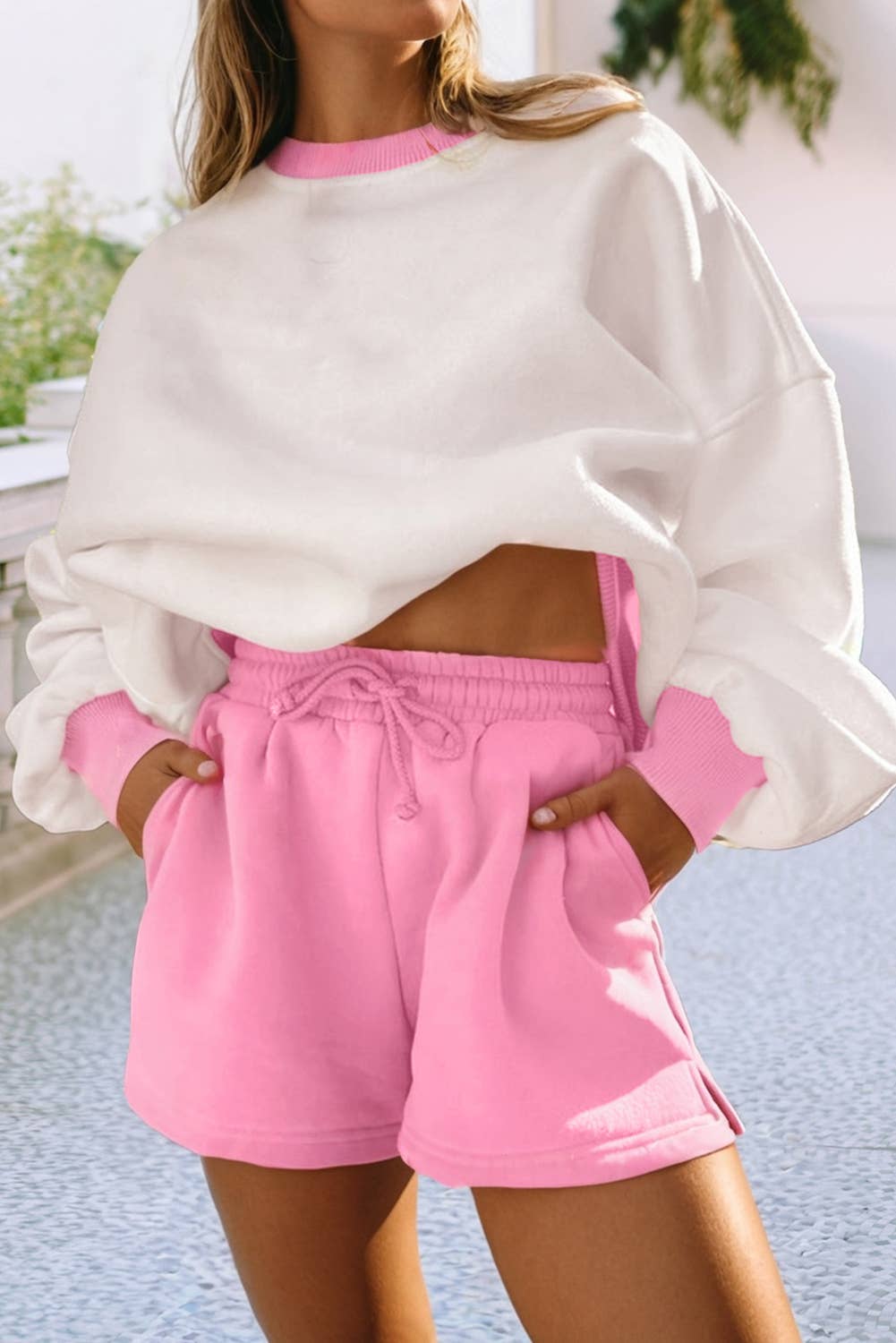 LDC Block Pullover & Shorts Set