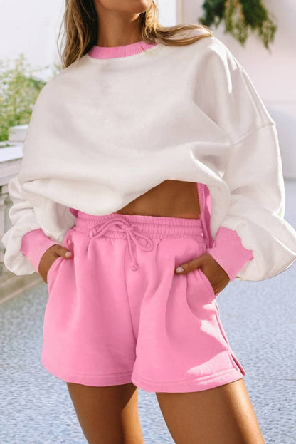 LDC Block Pullover & Shorts Set