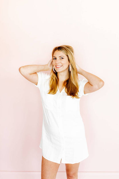 Ashley - Mega Hoop - Blush Satin