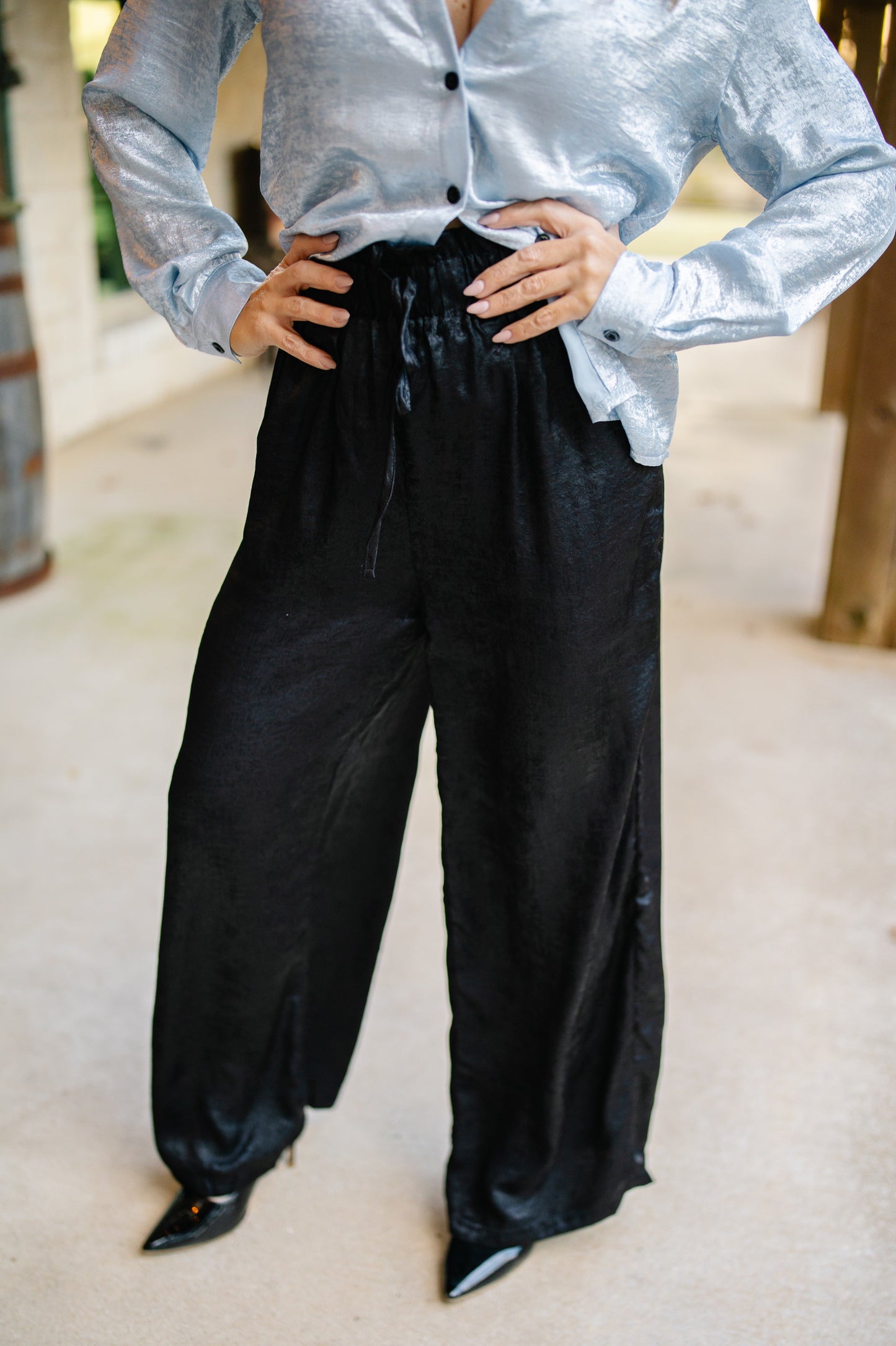 Formal Commuter Wide Leg Pants
