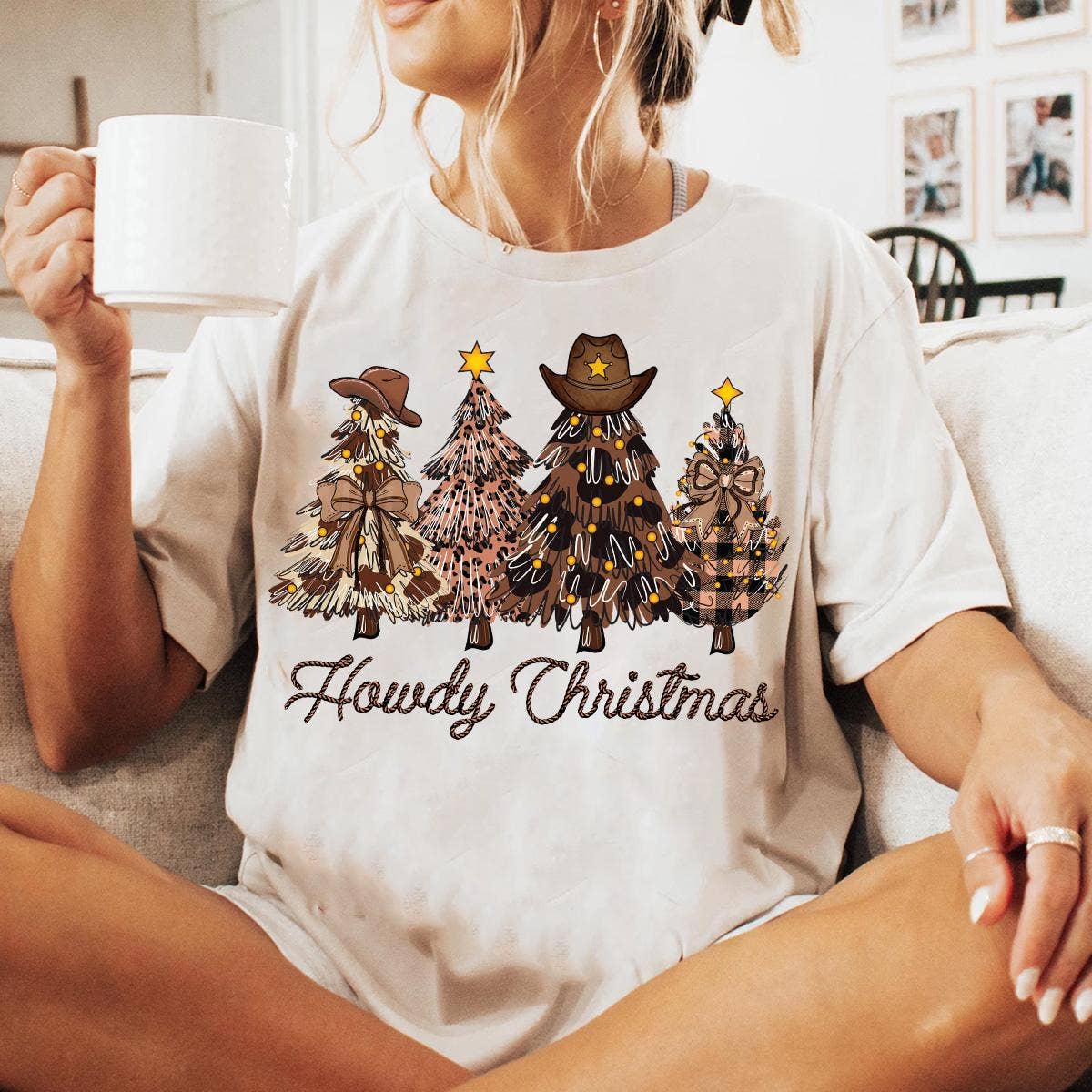 Howdy Christmas Tree Tee