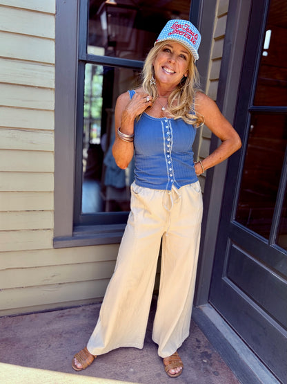 Buttercream Mineral Wash Pant
