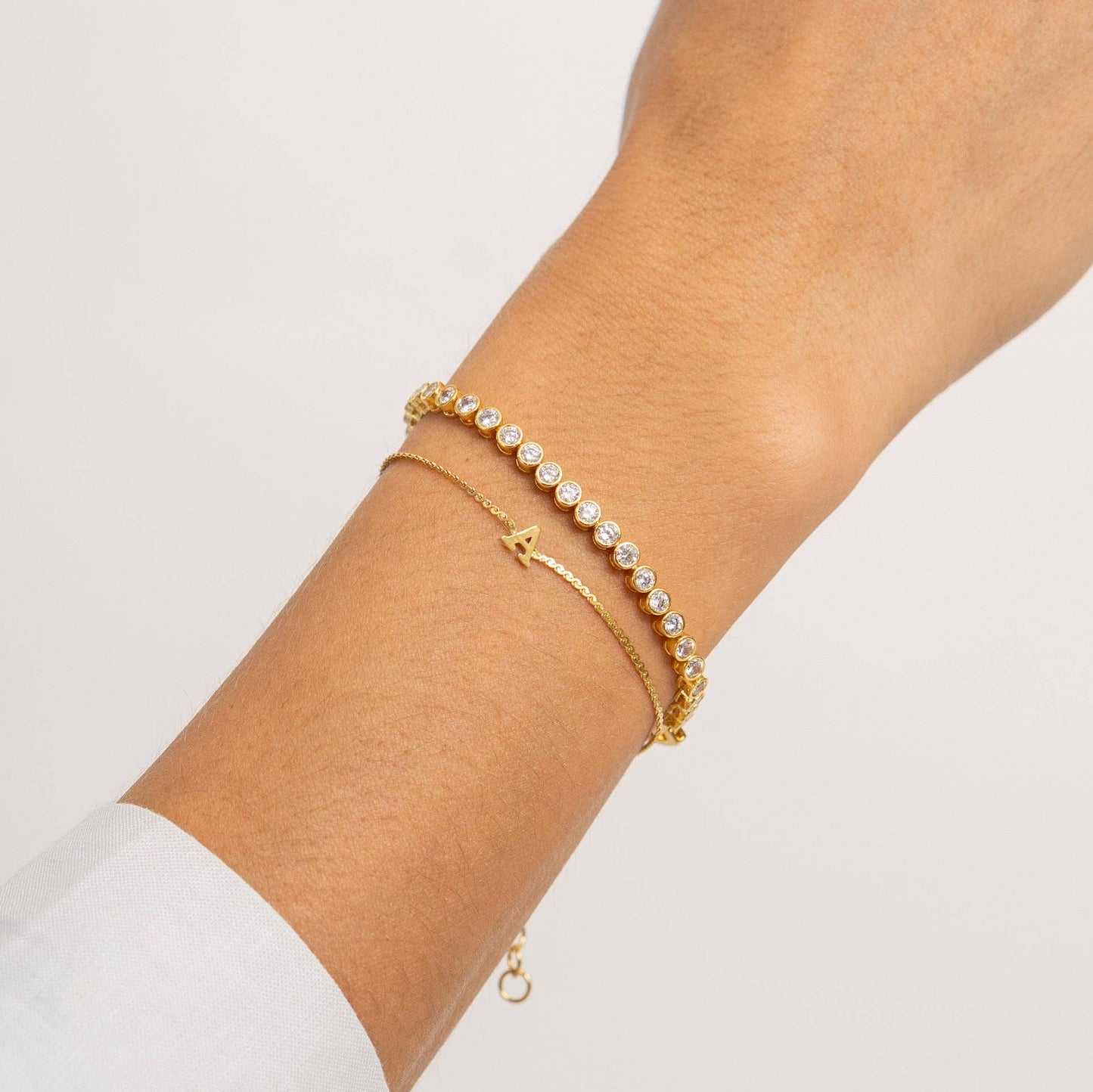 18K Gold Diamond Tennis Bracelet