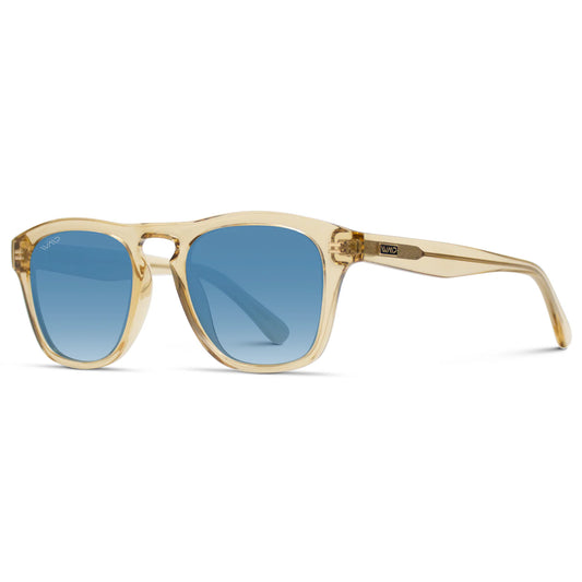 Dash Champagne Blue Lens Sunglasses