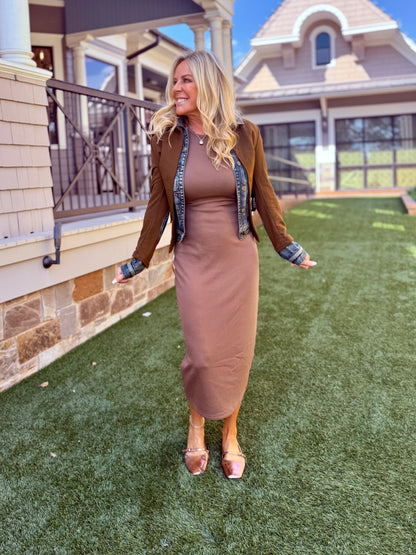 Brown Eyed Girl Midi Dress