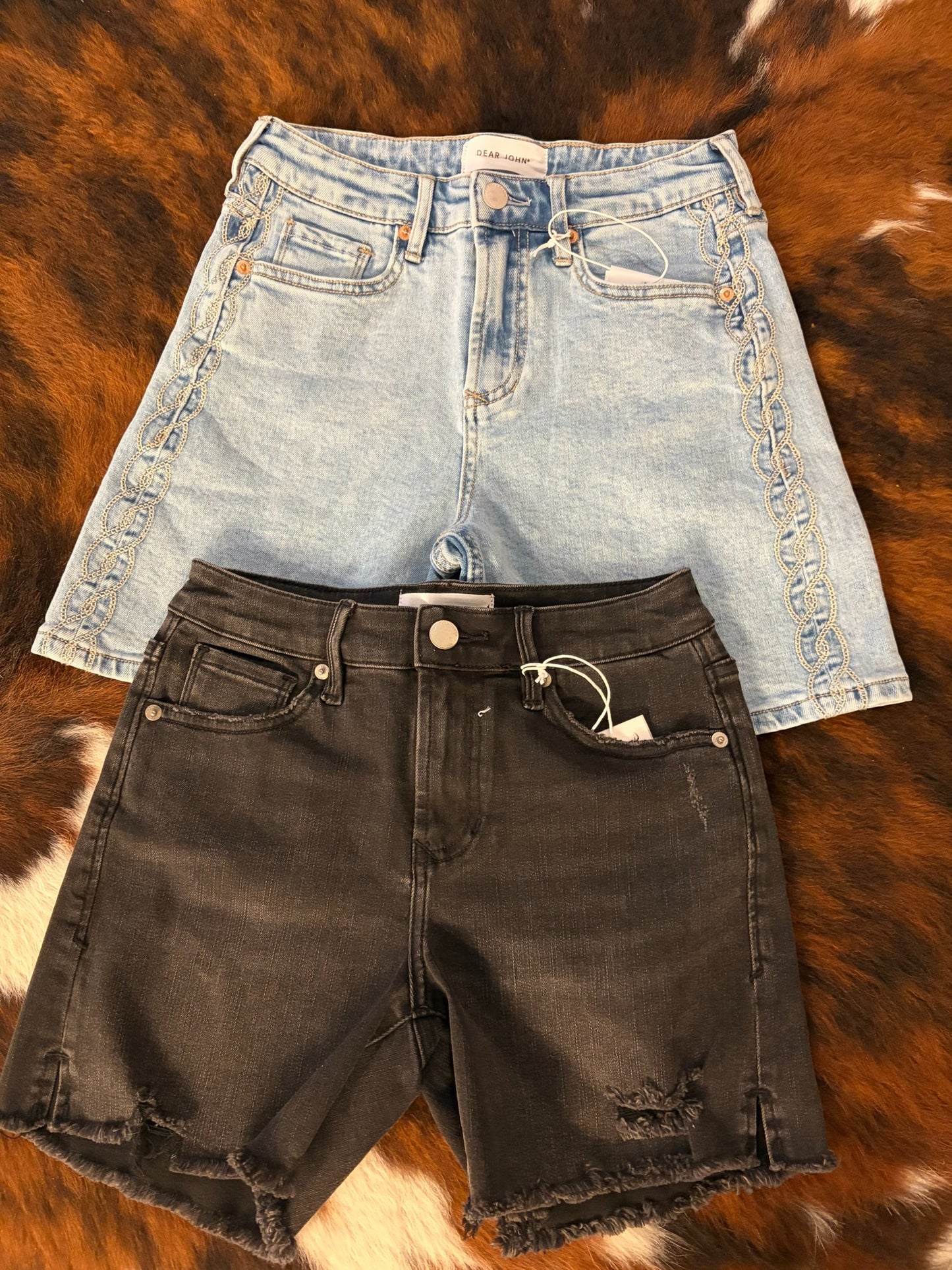Coastal Midnight Denim Shorts