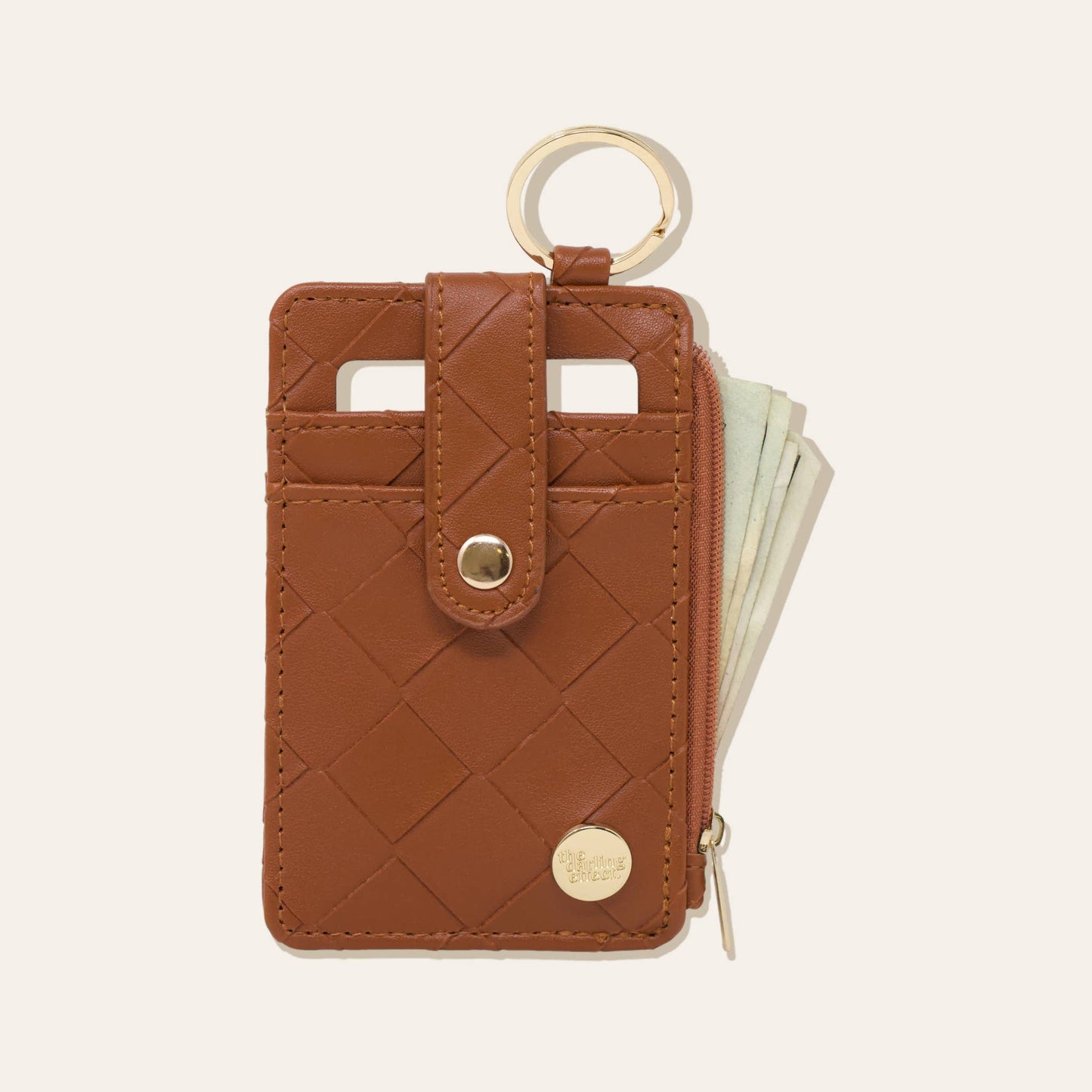 Keychain Wallet - Cognac