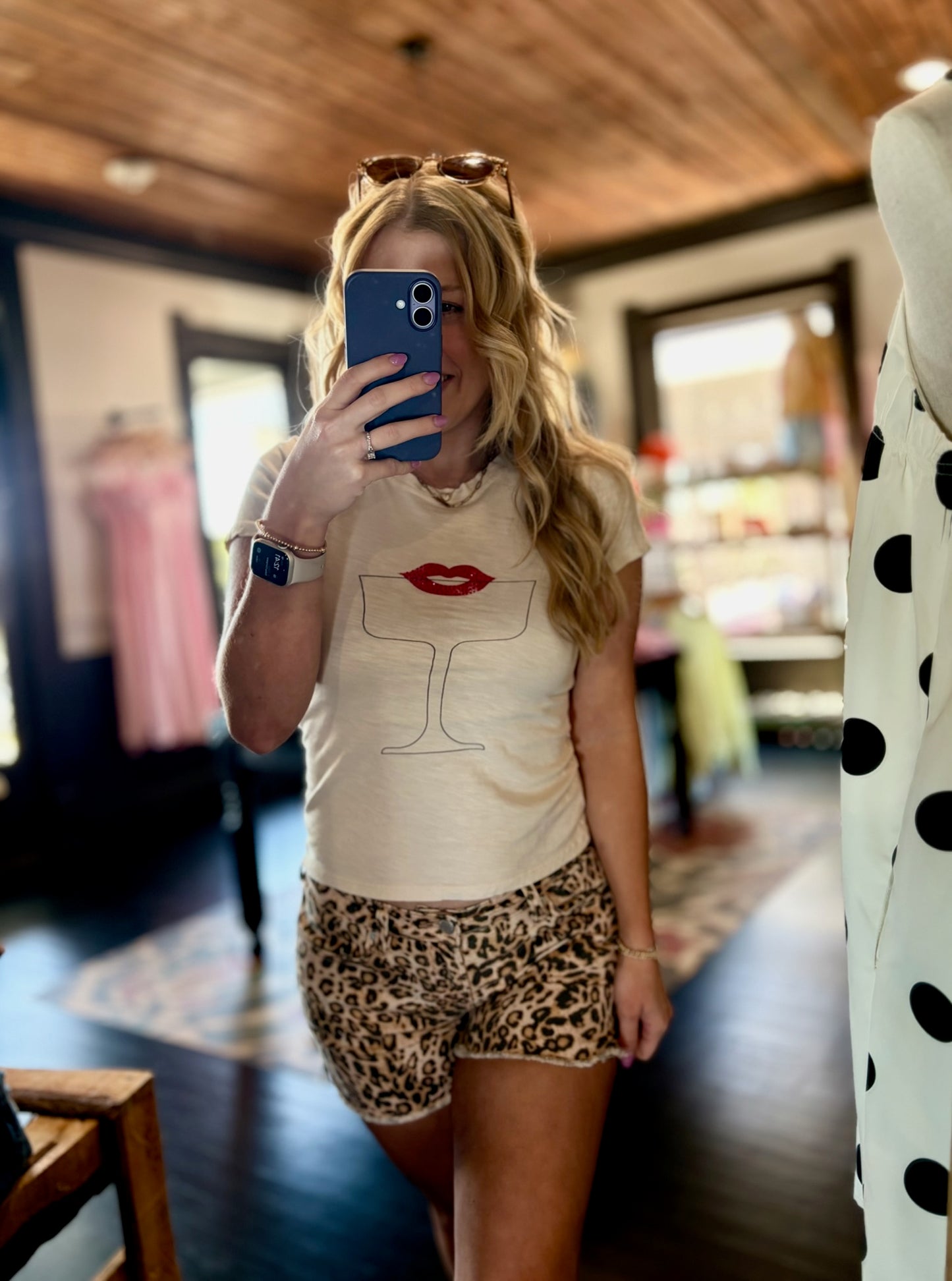 Red Lips Baby Tee