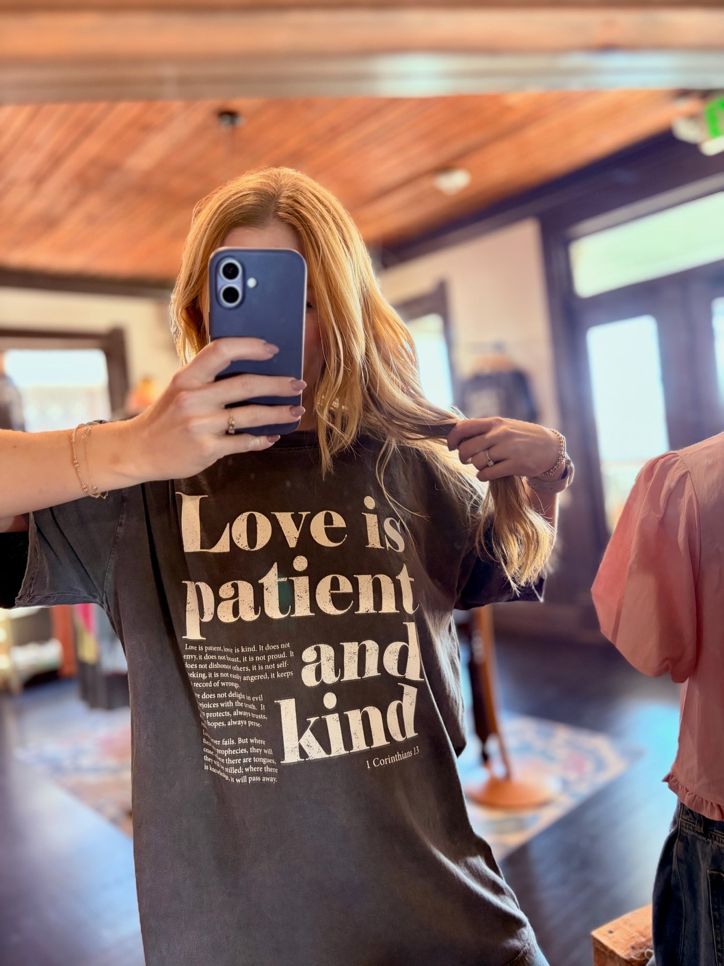 Love Is Oversized Graphic Tee