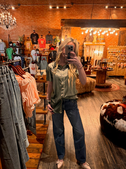 Howdy Hanny Sage Top