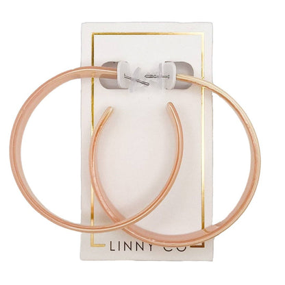 Ashley - Mega Hoop - Blush Satin