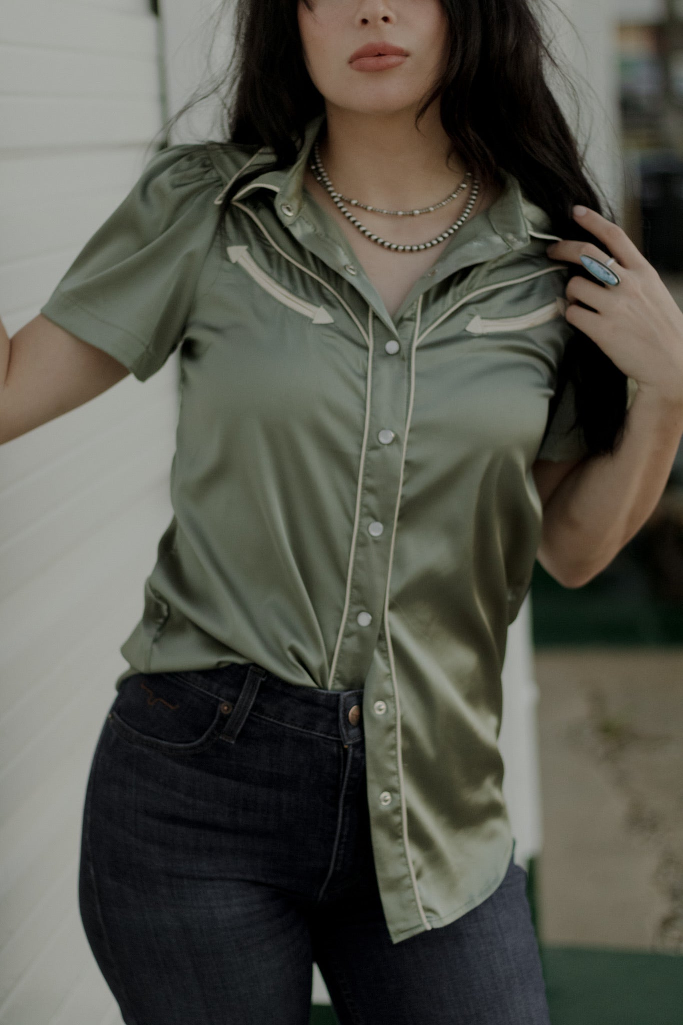 Howdy Hanny Sage Top