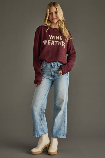 Wine Weather Sweater