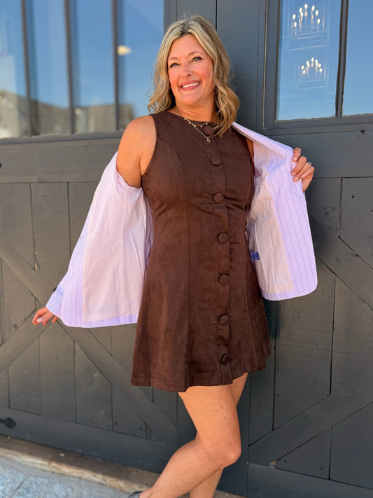 Miranda Suede Dress