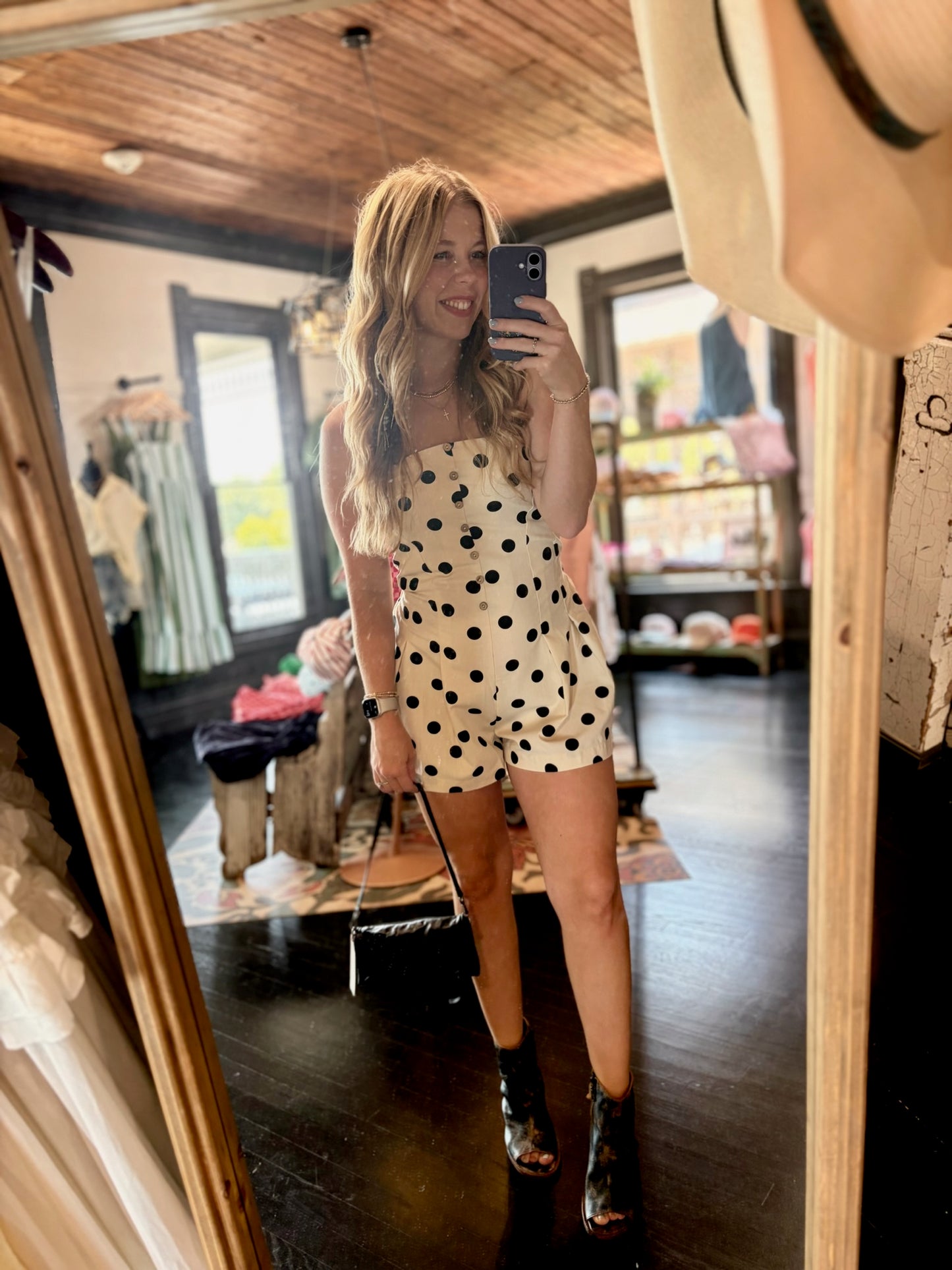 Brooks Polka Dot Romper
