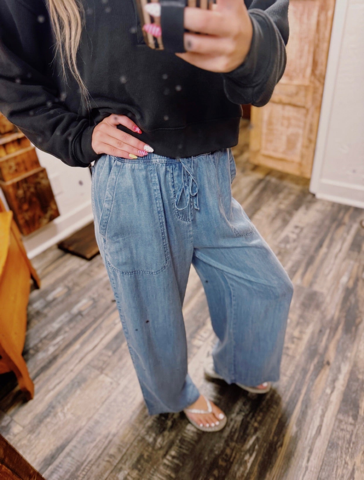 Jane Drawstring Jeans
