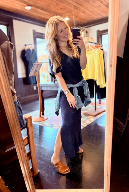 Navy Tee Dress