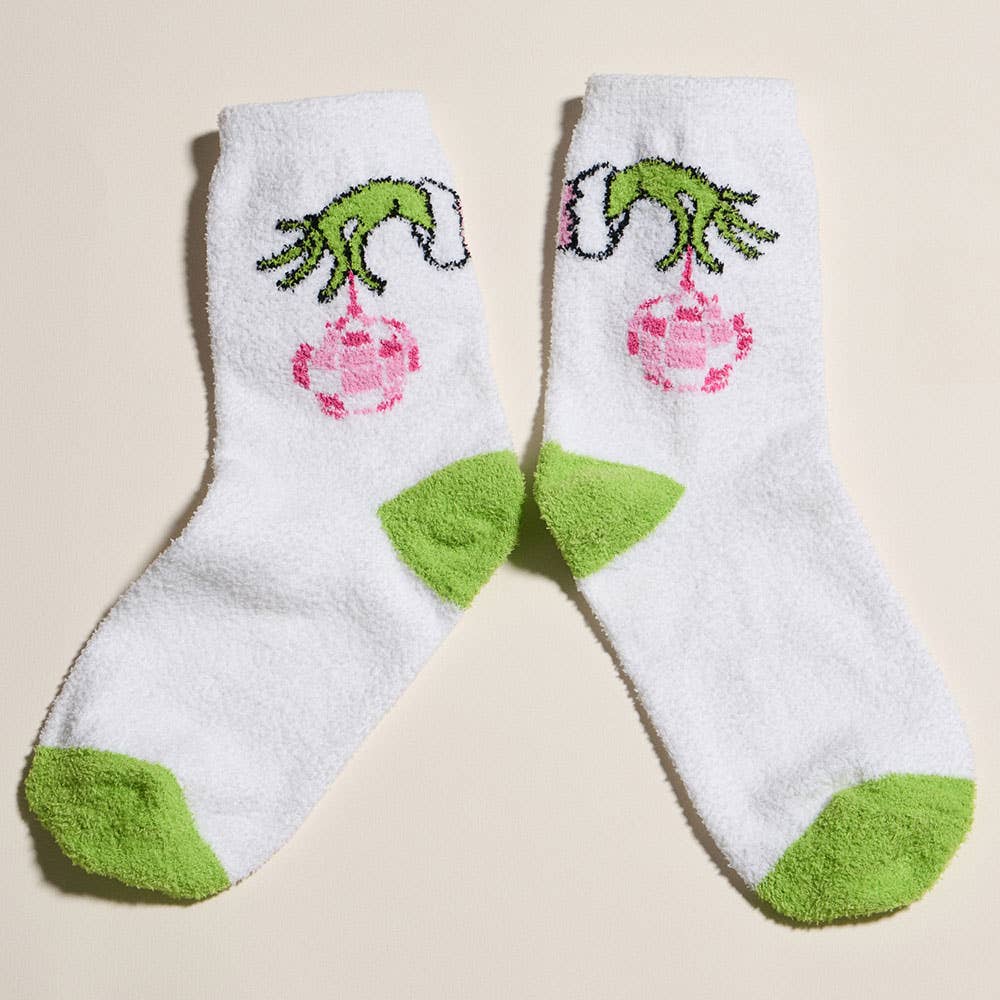 Grinch Christmas Socks