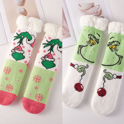 Holiday Grinch Socks