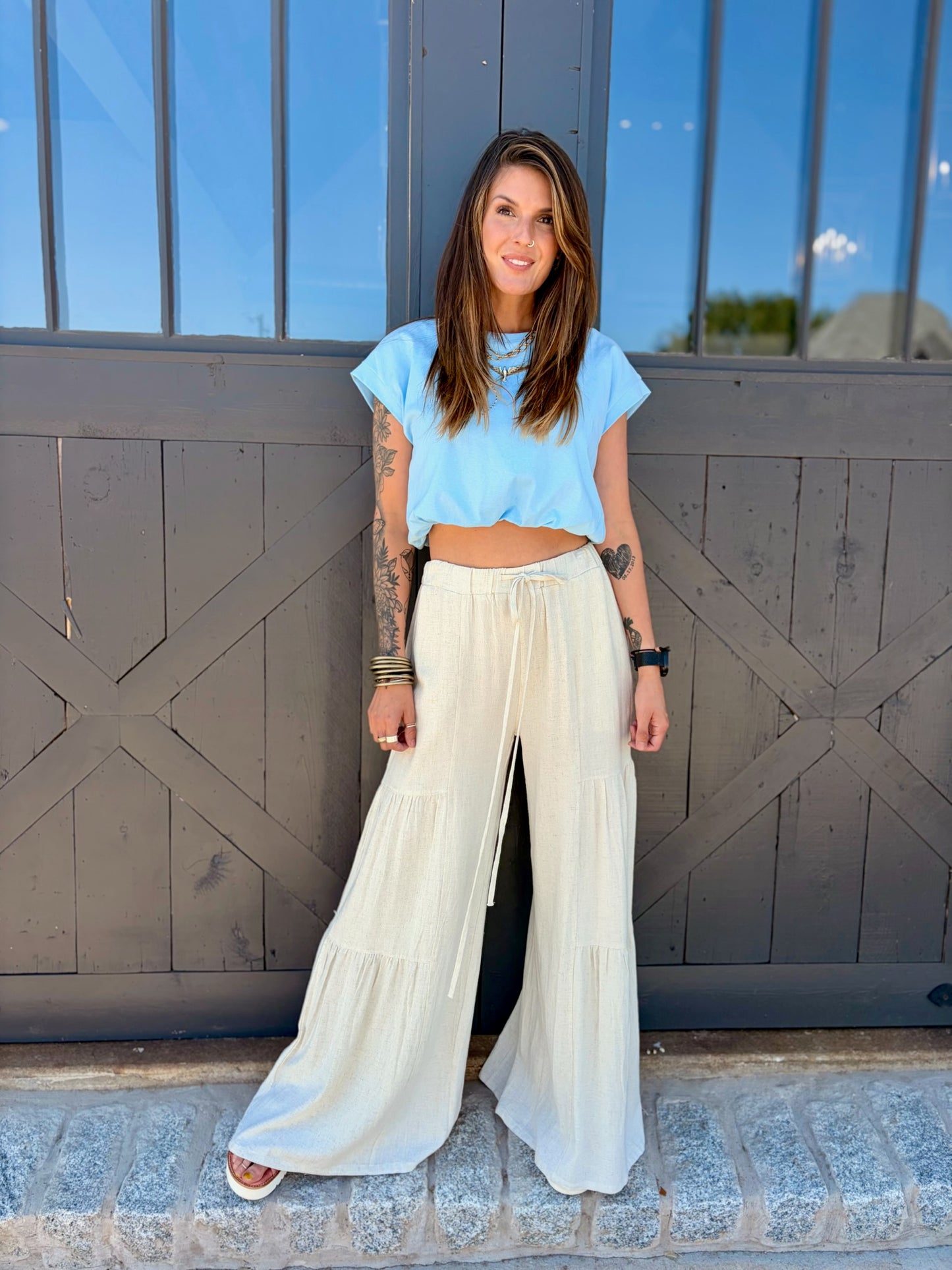 Emma Bubble Hem Top