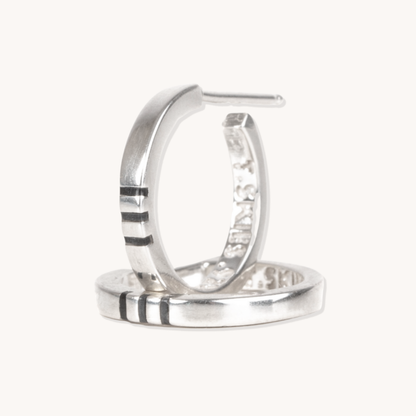 Silver Hoop Earrings