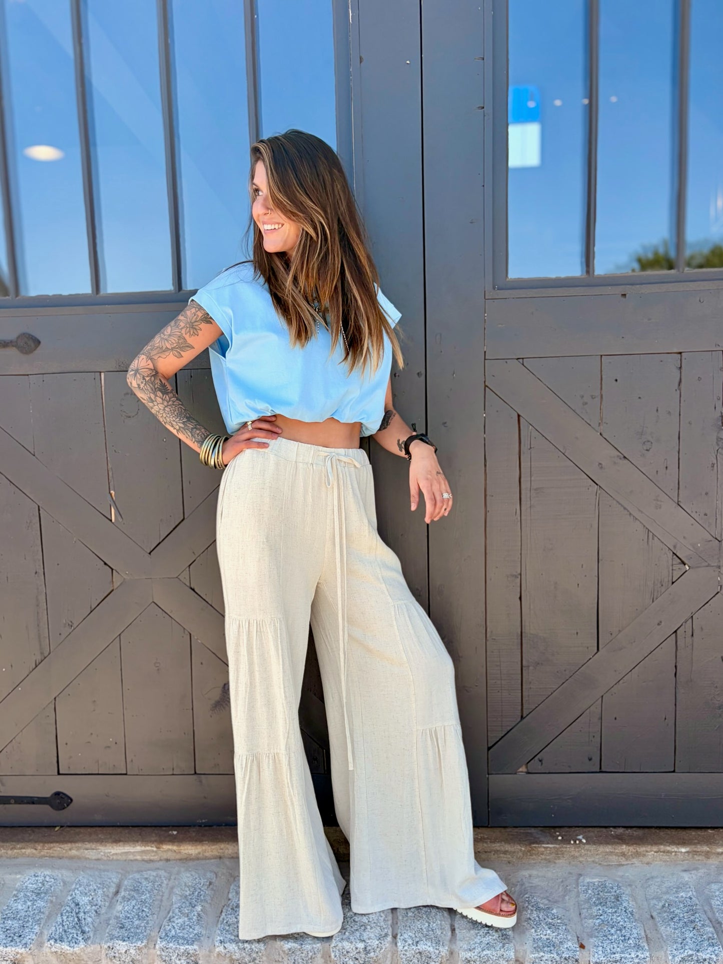 Emma Bubble Hem Top