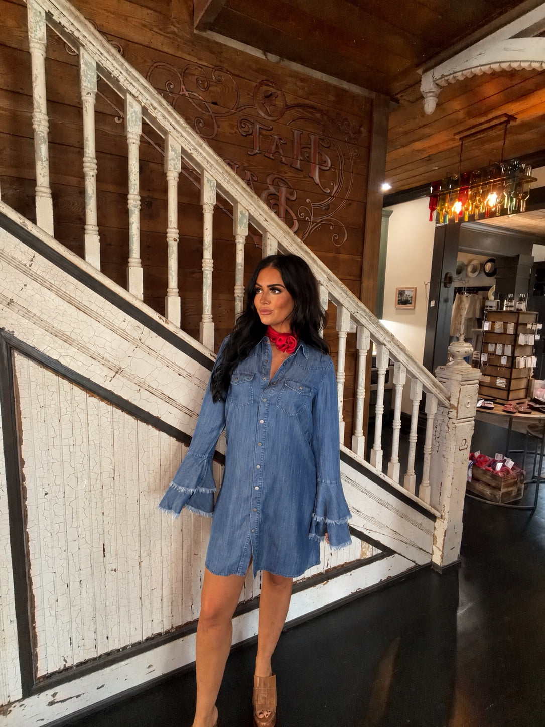 Miranda Western Shirtdress