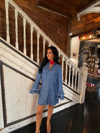Miranda Western Shirtdress